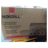 5-Burner Propane Gas Grill in Stainless Steel with Side Burner and Condiment Rack - Retail: $249