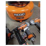 6 Gal. 150 PSI Electric Air Compressor with 25 ft. Hose, 18GA Brad Nailer, 16GA Finish Nailer and 18GA Finish Stapler - Retail: $299