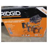 6 Gal. 150 PSI Electric Air Compressor with 25 ft. Hose, 18GA Brad Nailer, 16GA Finish Nailer and 18GA Finish Stapler - Retail: $299