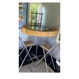 Vintage Royals Baseball Pub Table Set