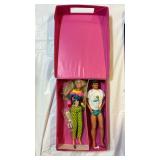 Vintage Barbie Doll Case with Dolls - Retail: $45