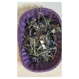 Assorted Metal Pegboard Display Hooks  - Retail: $15
