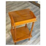 Vintage Two-Tier Wooden Side Table - Retail: $35
