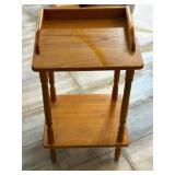 Vintage Two-Tier Wooden Side Table - Retail: $35