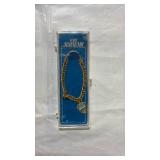 Vintage Gold-Tone Chain Bracelet with Enamel Colorado Shield Charm – Souvenir Jewelry  - Retail: $15