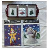 Holiday Puzzle and Serving Dish Set - Retail: $15