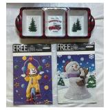 Holiday Puzzle and Serving Dish Set - Retail: $15