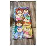 Vintage Cabbage Patch Kids Sleeping Bag – 1980s Mattel Playroom Classic – Colorful Retro Bedding  - Retail: $15