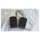 Compact Black Desktop Computer Speakers - Retail: $15