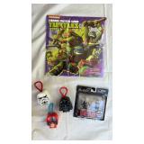 Pop Culture Collectibles Bundle - TMNT Calendar & Character Keychains - Retail: $25