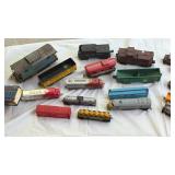 Vintage Model Train Collection - Mixed Lot of Cars and Locomotives - Retail: $250