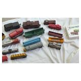 Vintage Model Train Collection - Mixed Lot of Cars and Locomotives - Retail: $250