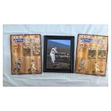 MLB Starting Lineup Baseball Greats Collectible Figure Sets with Framed Photo of 1940s Ted Williams (Red Sox) - Retail: $45