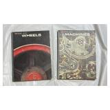 Vintage Life Science Wheels and Machines Books Set - Retail: $45
