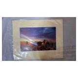 Dramatic Mountain Sunset Photography Print - Retail: $45