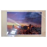 Dramatic Mountain Sunset Photography Print - Retail: $45