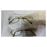 Vintage Gold-Rimmed Reading Glasses +3.50 - Retail: $15