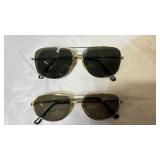 Vintage Gold-Frame Aviator Sunglasses - Retail: $25