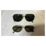 Vintage Gold-Frame Aviator Sunglasses - Retail: $25