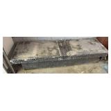 Truck Bed Toolbox & Folding Loading Ramp Set – Aluminum Diamond Plate - Retail: $250