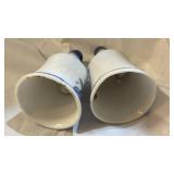 Vintage Blue and White Asian Ceramic bells - Retail: $25