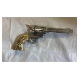 Vintage Mattel Cap Gun Revolver with Faux Stag Grip – Western Toy Collector’s Pistol- Retail: $75