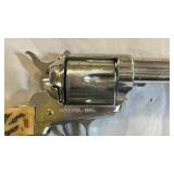 Vintage Mattel Cap Gun Revolver with Faux Stag Grip – Western Toy Collector’s Pistol- Retail: $75