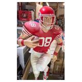 Vintage Kansas City Chiefs Football Player Statue - Retail: $2,500
