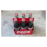 Vintage NASCAR Coca-Cola 6-Pack Glass Bottles - Retail: $25