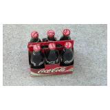 Vintage Coca-Cola 6-Pack Glass Bottles in Original Carrier - Retail: $25