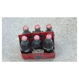 Vintage Coca-Cola Glass Bottle Six Pack with Carrier - Retail: $25