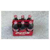 Vintage NASCAR Coca-Cola 6-Pack Glass Bottles - Retail: $25