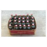 Vintage Coca-Cola Bottle Case with Glass Bottles - Retail: $45