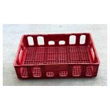 Red Coca-Cola Plastic Bottle Crate - Retail: $15
