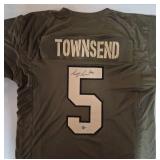 Signed Tommy Townsend Salute To Service #5 Kansas City Chiefs Jersey with Beckett Authentication