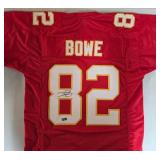 Signed Dwayne Bowe #82 Kansas City Chiefs Custom Jersey with Beckett Authentication