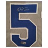 Signed Brady Singer #51 Kansas City Royals Custom Jersey with Beckett Authentication
