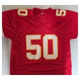 Signed Willie Gay Jr #50 Kansas City Chiefs Custom Jersey with James Spence Authentication