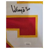 Signed Willie Gay Jr #50 Kansas City Chiefs Custom Jersey with James Spence Authentication