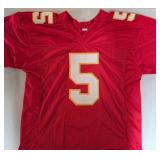 Signed Tommy Townsend #5 Kansas City Chiefs Custom Jersey with Beckett Authentication