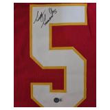 Signed Tommy Townsend #5 Kansas City Chiefs Custom Jersey with Beckett Authentication