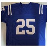 Signed Marlon Mack Indianapolis Colts #25 Custom Jersey with Authentication