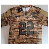 Signed Juan Thornhill Salute to Service #22 Kansas City Chiefs Custom Jersey with James Spence Authentication