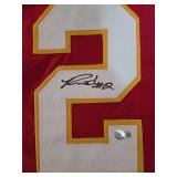 Signed Ronald Jones #2 Kansas City Chiefs Custom Jersey with Beckett Authentication