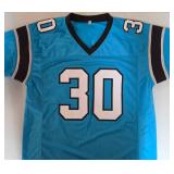 Signed Chubba Hubbard #30 Carolina Panthers with Beckett Authentication