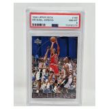 Professionally Graded PSA 8 Near Mint - Mint 1996 Upper Deck Michael Jordan Basketball Card