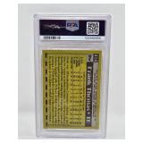 Professionally Graded Near Mint PSA 7 1990 Topps Frank Thomas Name On Front Rookie Card