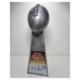 Signed Fred Dean San Francisco 49ers Lombardi Replica Trophy (15 Inches) with James Spence Authentication