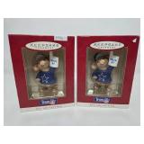 Two Hallmark Ornaments Dallas Cowboys New In Box
