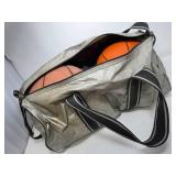 Original Vintage Duffel Bag with Two Original Vintage Basketballs from 1970